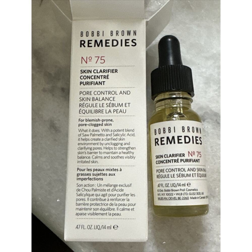 BOBBI BROWN REMEDIES SKIN CLARIFIER CONCENTRE No.75. Size 0.470z/14ml. New.
